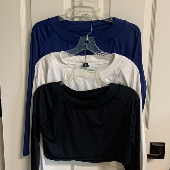 BloqUV Women's Crop Top Shirt/Midriff Top Medium in Black, Blue or White - Picture 10 of 14